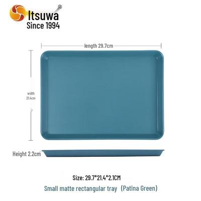 Wuhe Nordic Style Matte Melamine Rectangular Tray