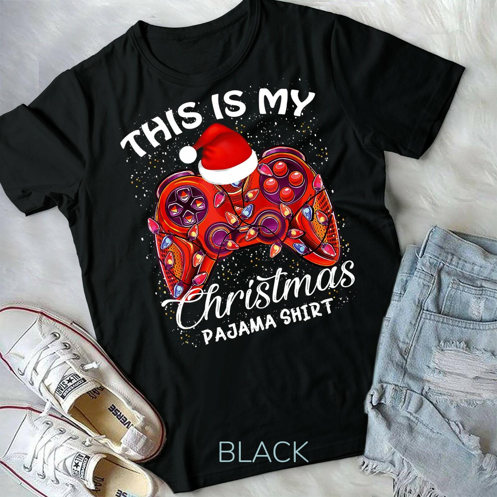 Gaming Family Matching Christmas Group Funny Gamer Pajama Unisex Form T-shirt M