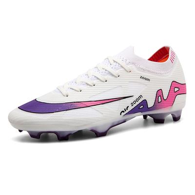 Chaussures de Football Haut de Gamme Sans Couture Homme Basse Étudiant Compétition Entraînement Ag Ongles Longs Ongles Cassés Chaussures de Football Sportives