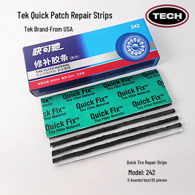 Car and Motorcycle Electric Tire Repair Kit with Quick Strip Gun