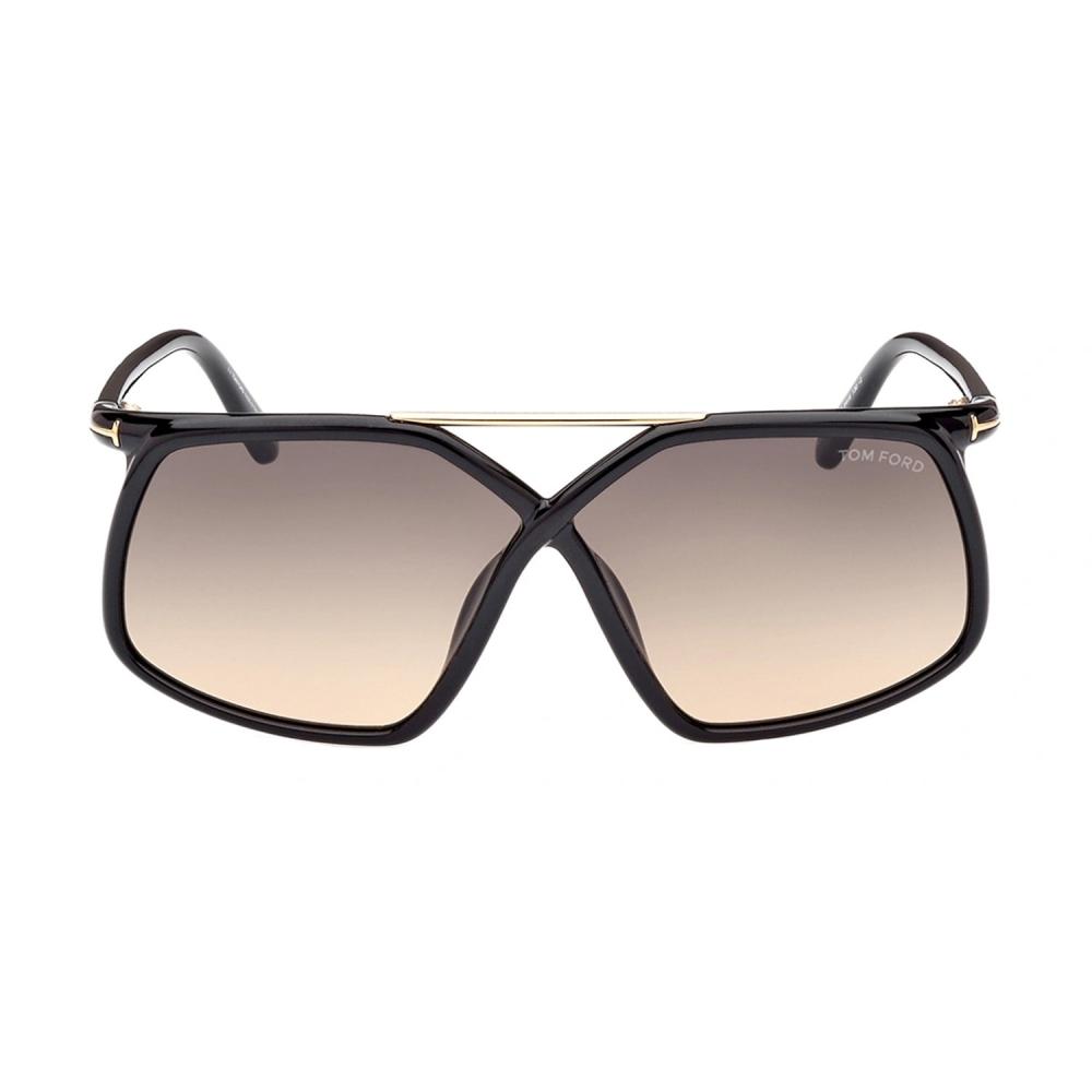 

Tom Ford MERYL W FT1038 01B Солнцезащитные очки-навигатор мульти
