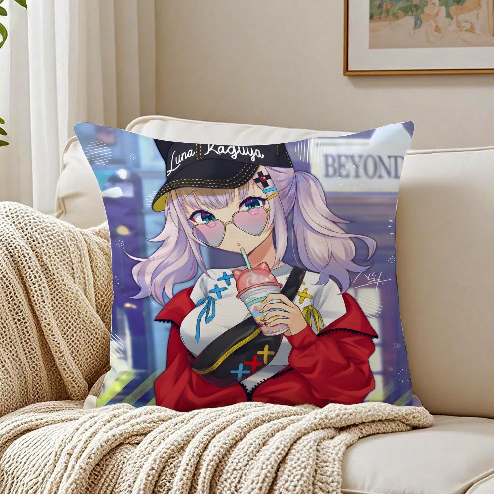K-Kaguya L-Luna Cushion Cover Pillowcase Anti-Dustmite Living Room Sofa Decor Cushion Room