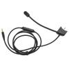 Cable Boom Microphone Noise Reduction Microphone Audio Cable with Mute Control for QC35 QC35 II Gaming Headsets