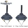 VDE Certified European To US/UK Adapter Power Cord with Tinned End