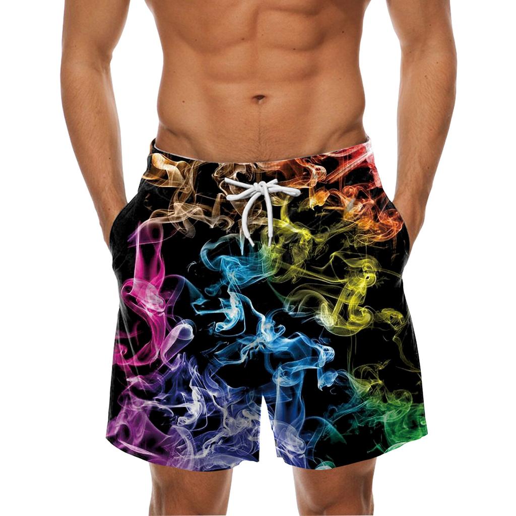 Módní pánské kalhoty Hawaiian Beach Fit sportovní ležérní kalhoty s popruhy