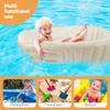 Baby Inflatable Bathtub Baby Portable Outdoor Inflatable Pool Anti Slip Infant Bath Tub PVC Folding Learning Seat for Home