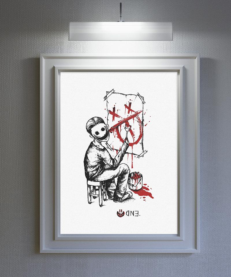 ARTISTWEAR [Atw X Twoface] Sketch Short Sleeve T-Shirt
