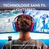 Casque Gamer - Sans Fil - Logitech G - G435 Lightspeed - Bleu