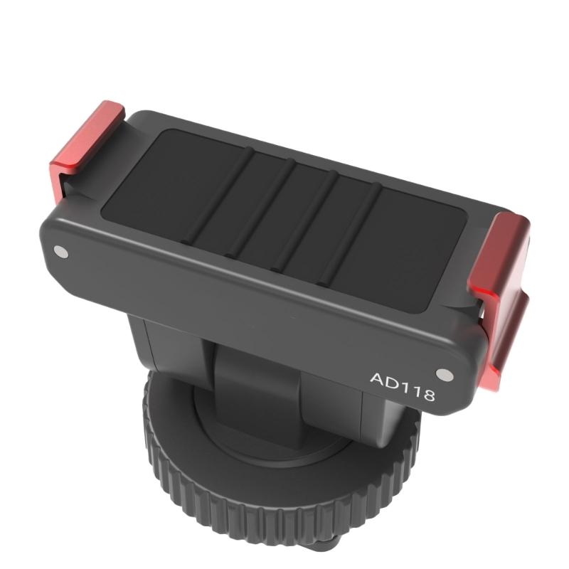 Quick Detach Magnetic Mount for Action 6/5Pro/4/3 Cameras Cold Shoe 1/4 Tripod Screw Hole Full 180Degree Tilt Adjustment
