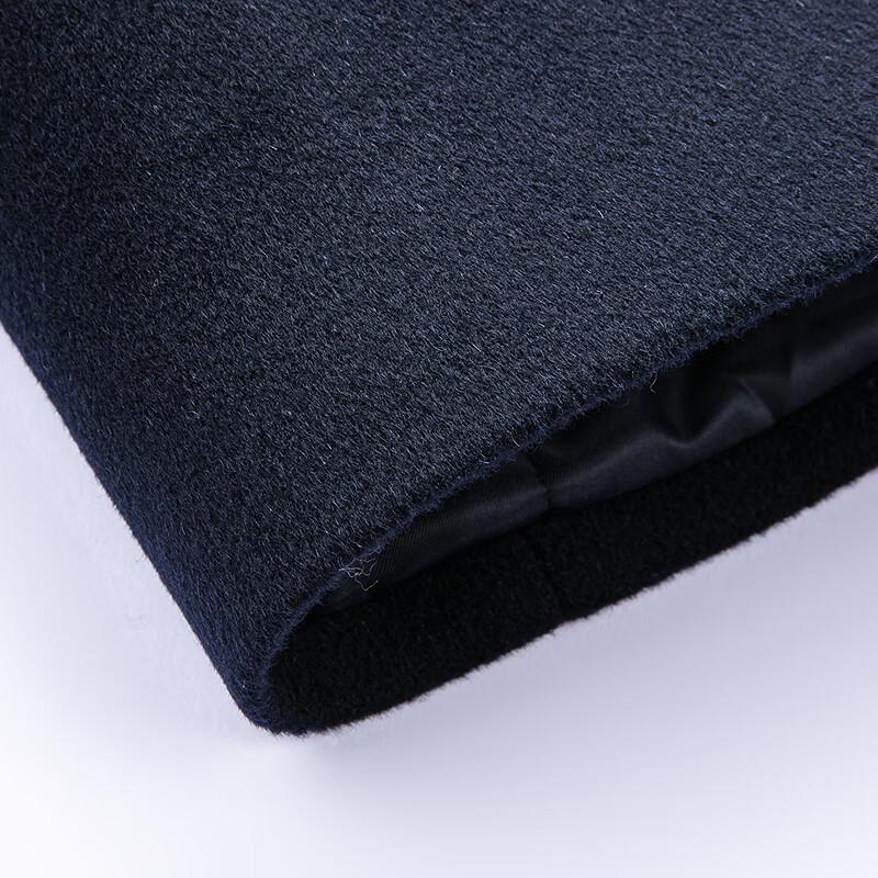 FAPAI Men's Business Cashmere Blend Wool Overcoat