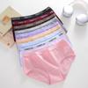 5Pcs/Set Women's Cotton Briefs Letter Belt Panties Seamless High Waist Breathable Underwear Female Stretch Comfortable Lingerie