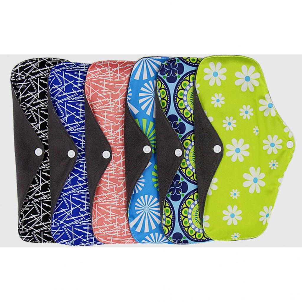 Buy Bamboo Charcoal Fiber Waterproof Menstrual Pad Women Sanitary