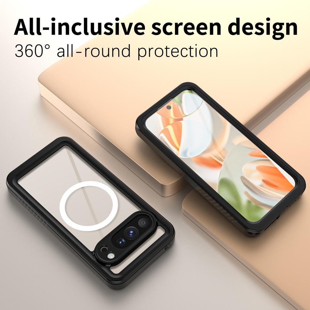REDPEPPER FS Series For Google Pixel 10 Pro Waterproof Magnetic Case PC TPU PET Clear Phone Cover