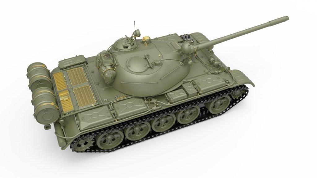 Miniart Sovětský střední tank Plastikový model MA37027 1/35 T-55