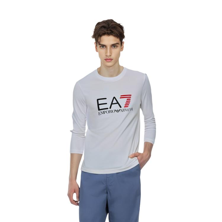EMPORIO ARMANI EA7 T Shirt Men's White 6YPTC1-PJH7Z-1100