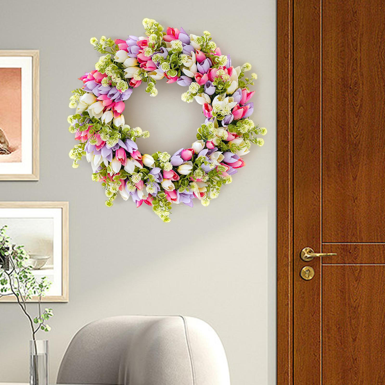 

Искусственный тюльпан венок на день матери, весна для женщин, девочек, мамы, дня рождения Style A