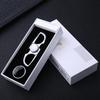 Aoma Men's Creative Stainless Steel Keychain Gyro Pendant