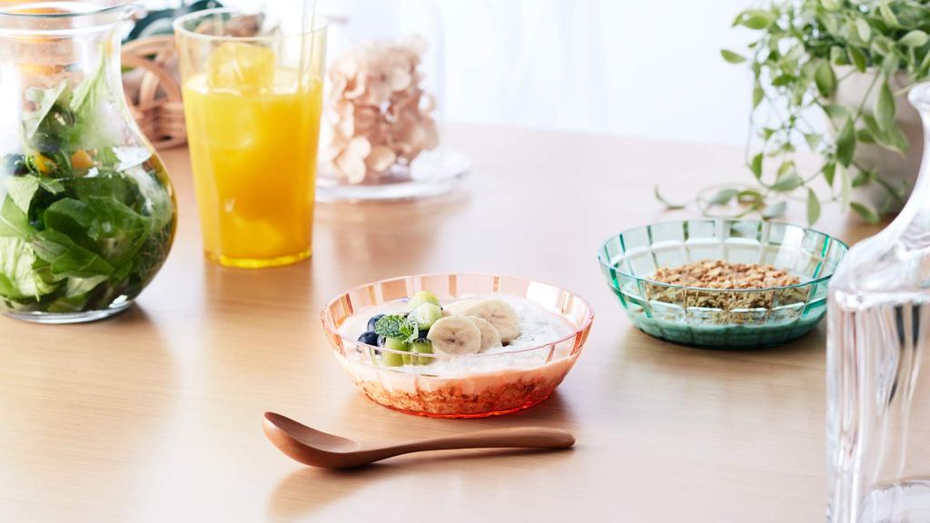 SCANDINOVIA in 400ml Unbreakable Premium and Shaved Ice Bowls Set of 6 Dishwasher Safe [Made Japan] Cereal, Salad, - - High-Grade Plastic, (400ml