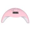 Digital Nail Dryer 24pcs Light Chips 48W Portable Multi Mode USB LED Manicure Lamp Pink
