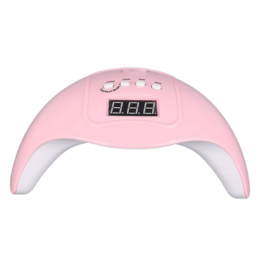 Digital Nail Dryer 24pcs Light Chips 48W Portable Multi Mode USB LED Manicure Lamp Pink
