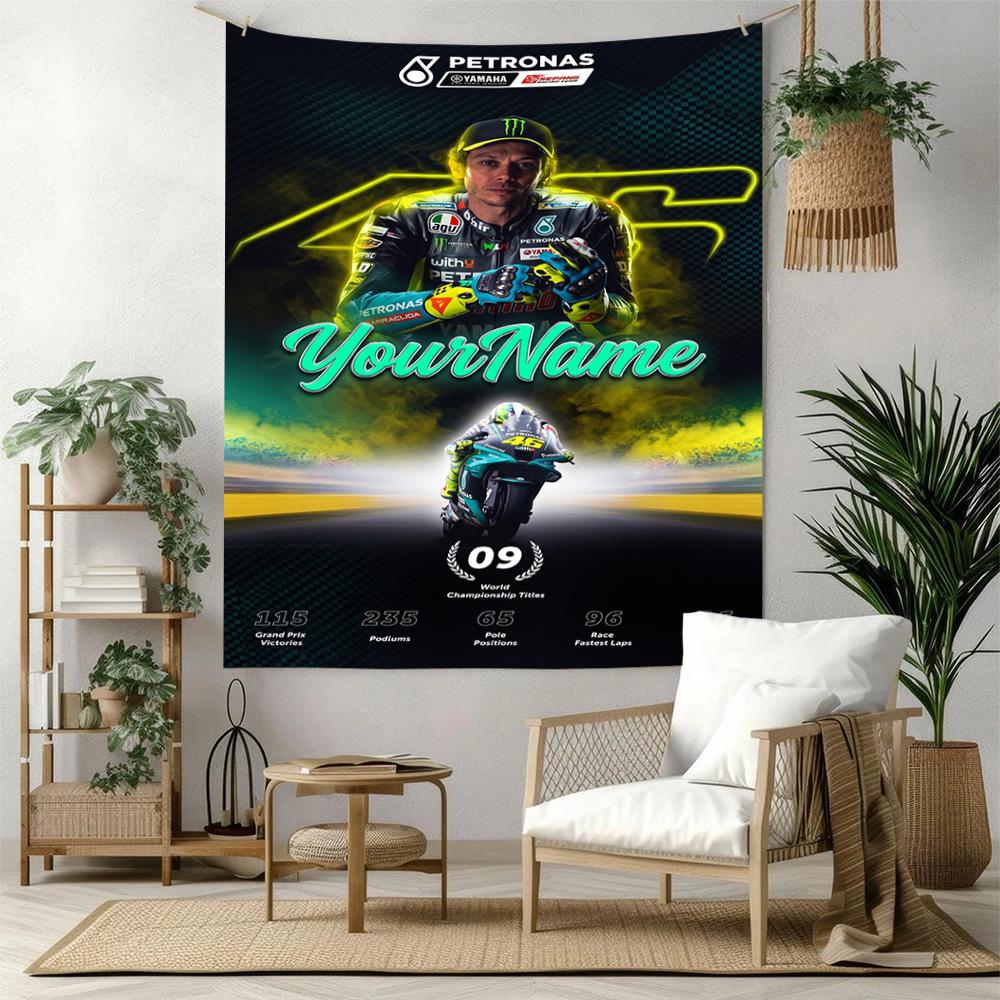Doctor46 Custom Your Name Wall Decor Tapestry Art For Pet Memorial Birthdaywedding Party Backdrop Family Gift