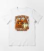 Pumpkin Season Halloween Unisex Cotton T-Shirt White