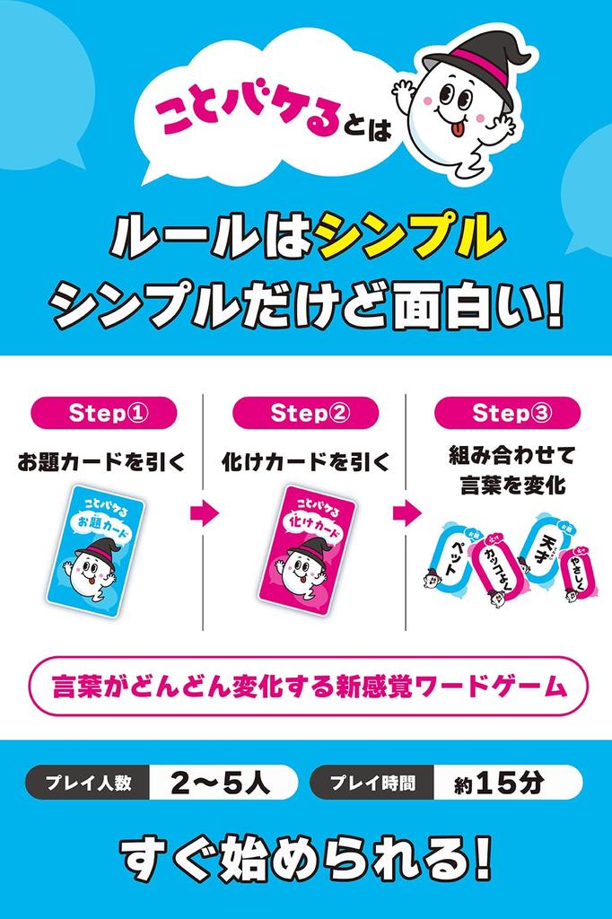 Tony Koto Bakeru Card Game Word Play and Creativity Training Educational Board Game Improve Vocabulary Expression and Communication Skills for 2-5