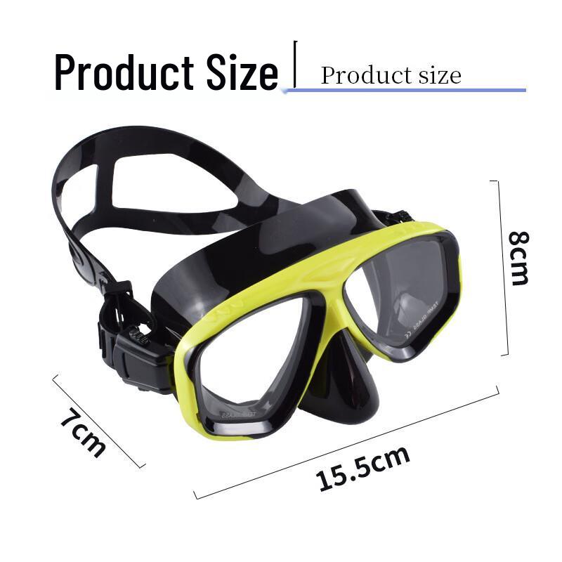 YBLKJ M2028S Large Frame Silicone Diving & Snorkeling Mask
