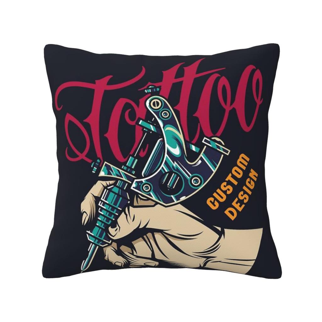 Tattoo Artist Tattooists Square Pillowcase Cushion Cover Pillow Case Throw Pillow Cover for Home Bedroom Car
