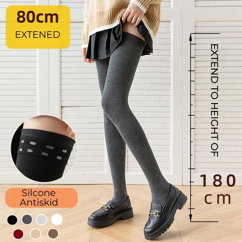 Yiran Sexy Lingerie Women's 180Cm Autumn Stockings Winter Cotton Long Socks Over The Knee Thigh-High Hosiery Socks Leg Covers Warm Socks Cm