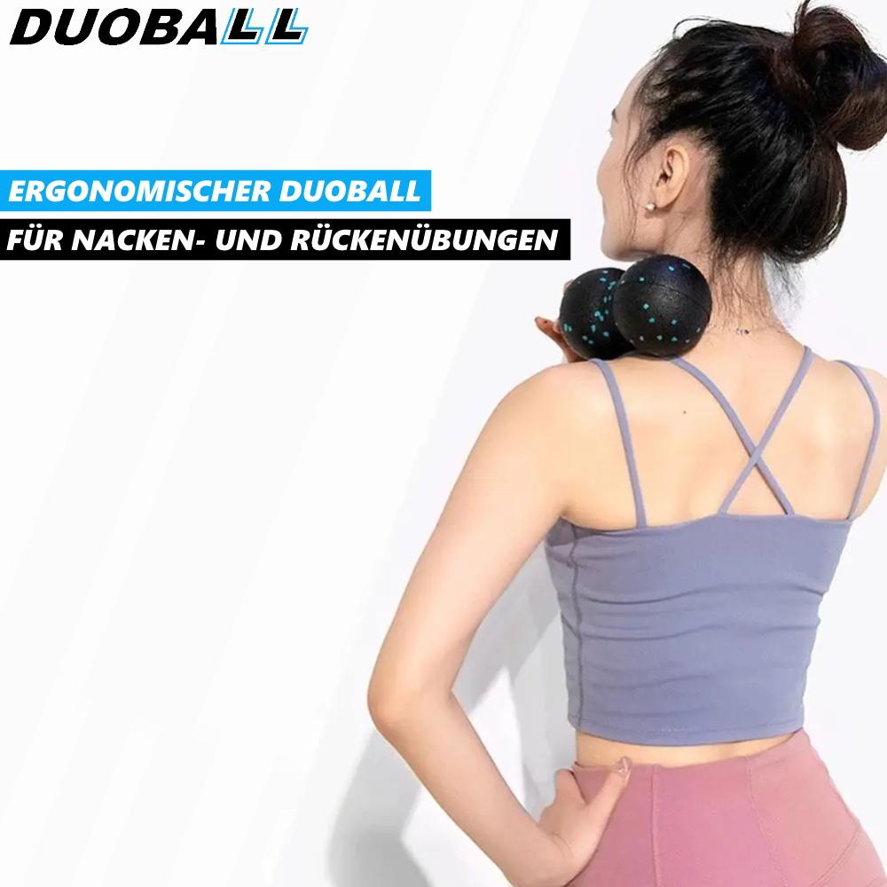 DUOBALL Faszienball Faszienroller Massageball Massageroller Double-Ball Roller
