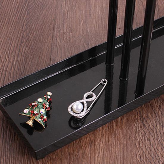 Jewelry Rack Stable Base Multi-Tier Easy To Assemble Keep Organized Space-saving Necklace Display Functional T-Shaped Ring Watch Bracelet Storage