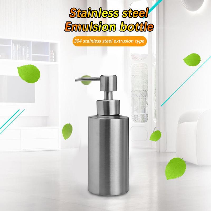 250ml Stainless Steel Soap Dispenser Soap Foam Bottle Foam Pump Empty Shower Bottle Liquid Foam Pump | Liquid Soap Dispensers
