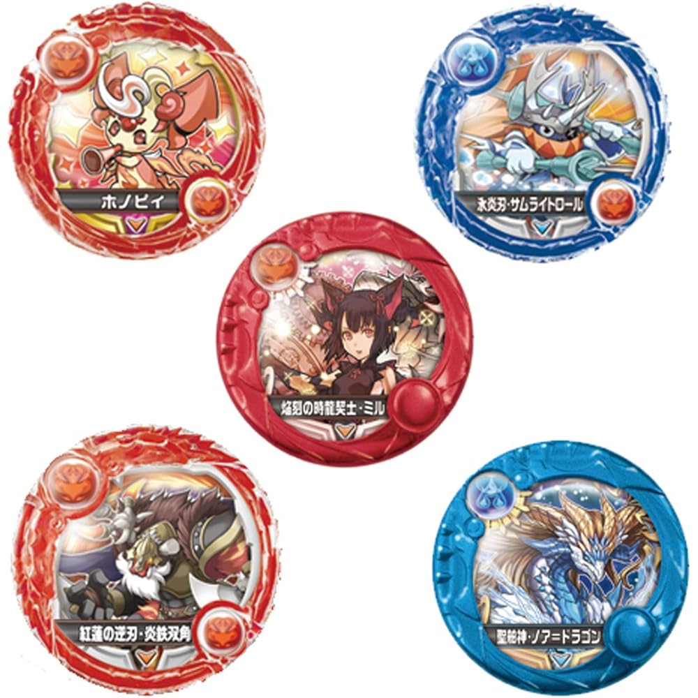 Puzzle & Dragons Armored Drop SP Set Flame Time Dragon Contracted Mil & Holy Ship God Noah Dragon Version