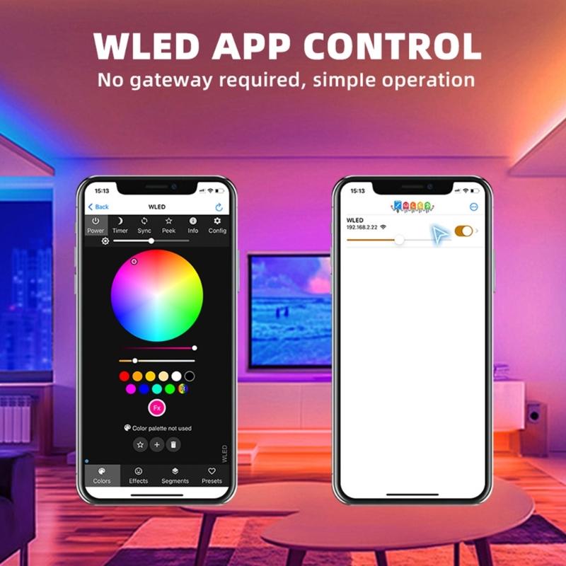 Small Home LED Controllers Auto Rhythm 100 Lighting Type Assistants Mobile Control for Automation