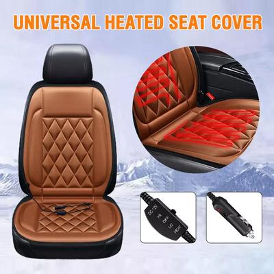 25W Seat Heating Cover Car Seat 12-24v Heated Car Seat Cover 30' Fast Car Seat Heater Cloth/Flannel Heated Car Seat Protector