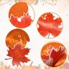 KALEFO 30Pcs Fall Decorations Autumn Hanging Swirls Thanksgiving Decoration Maple Leaf Themed Party Supplies Hanging Foil Swirl Decor for Home