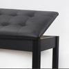 Adjustable Leather Music Stool with Storage Box