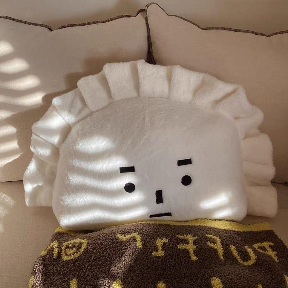 Cartoon Dumpling Expression Plush Cushion Soft Expression Stuffed Doll Party Decor Toy 798₽