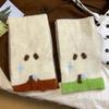 Cartoon Apple Core Knitwear: Cute Childlike Plush Scarf for Students & Couples - Warm Neck Gaiter for Autumn/Winter