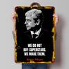 Arsene Wenger Quote Metal Wall Art We Do Not Buy Superstars We Make Them Football Coach Decor for Home Office