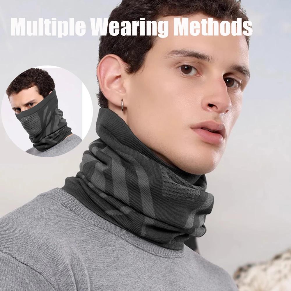 1PC Unisex Winter Breathable Warm Ski Mask Bike Motorcycle Half Face Mask Scarf Outdoor Sports Running Hiking Cycling MASK