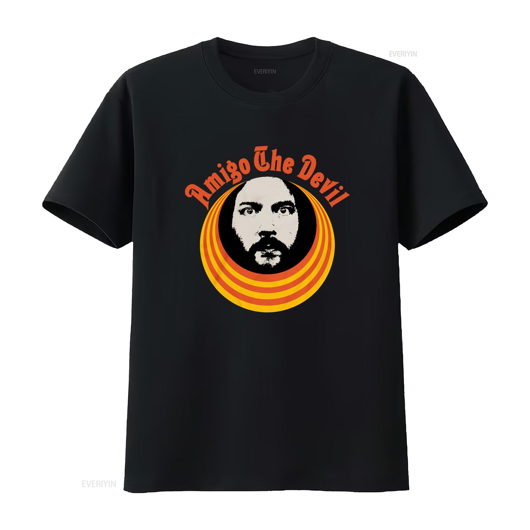 

Amigo The Devil Merch T Shirt Vintage Style Print Casual Wear vintage Washed designer clothes Top For Everyday Wear streetwear 4XL