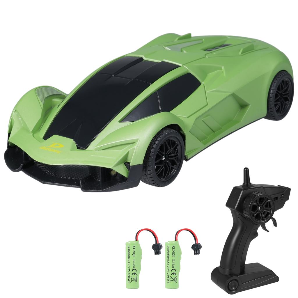 Remote Control Car, 2.4GHz 1:20 Scale 4WD Racing Toy with LED Lights Drifting Tires, Rechargeable Model Vehicle for