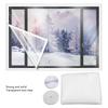 Window Insulation Film Kit for Cold Heat Thicker Reusable Adhesive Cuttable Clear Window Insulating Film 188 X 200cm