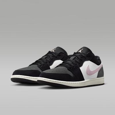 Jordan Air Jordan 1 Low top Vintage Basketball Shoes Men's Black White