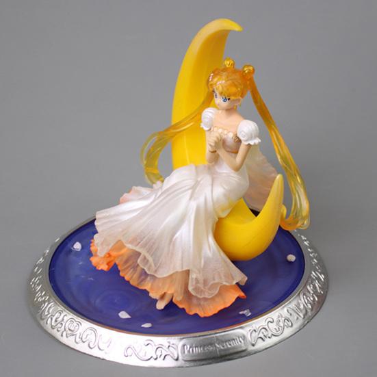 Sailor Moon Anime-Figuren, lebendiger Ausdruck, unverformbares Anime-Zubehör, Kuchenpuppen-Dekoration, Anime Sailor Moon für Anime-Liebhaber