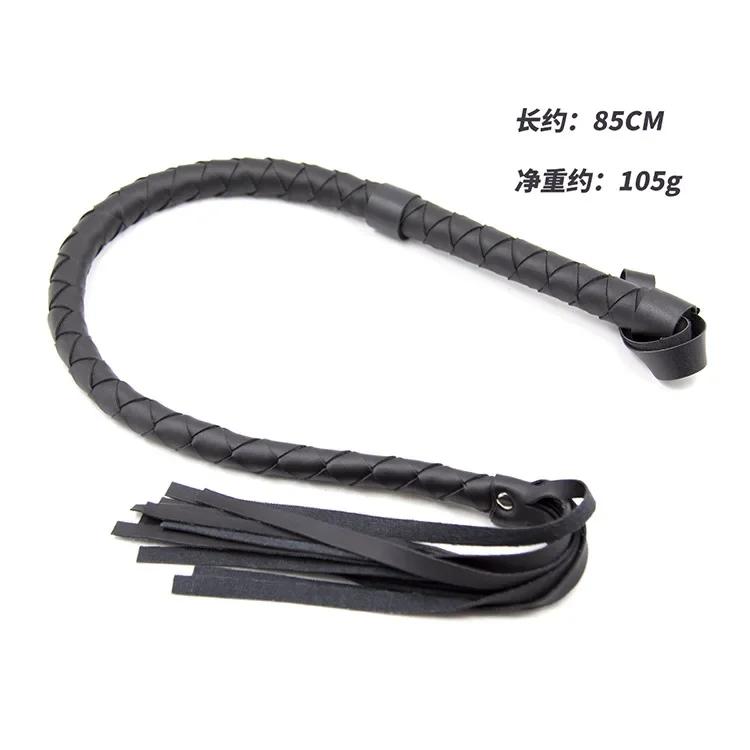 Long Bdsm Sex Spanking Whip Sex Toy Adult Game Bondage Restraints Erotic Leather Sex Spank Whip Play Toys for Couples