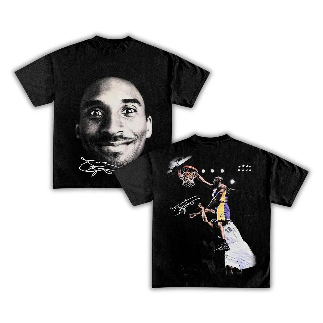 

Kobe Dunk Dwight Boxy Vintage Shirt Graphic Basketball Tee Streetwear Y2K S