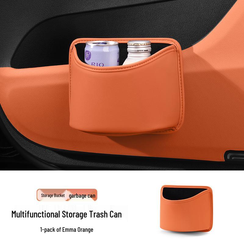 Xiaomi YU7 Car Leather Trash and Storage Box - Interior Accessories